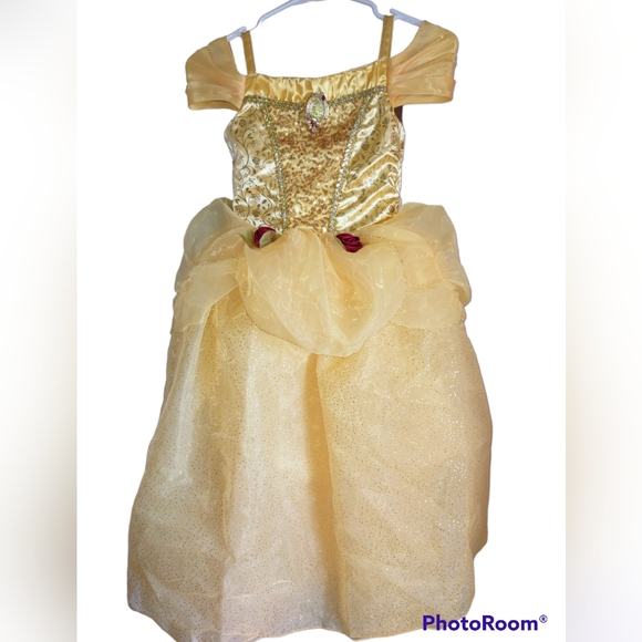 NWOT DISNEY Princess Belle Dress 7/8 - Picture 1 of 4